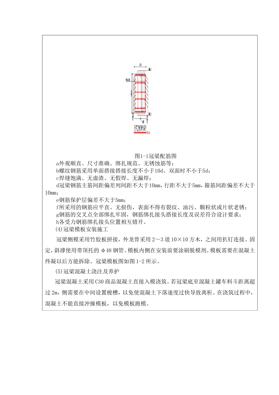 冠梁、支撑技术交底_第2页
