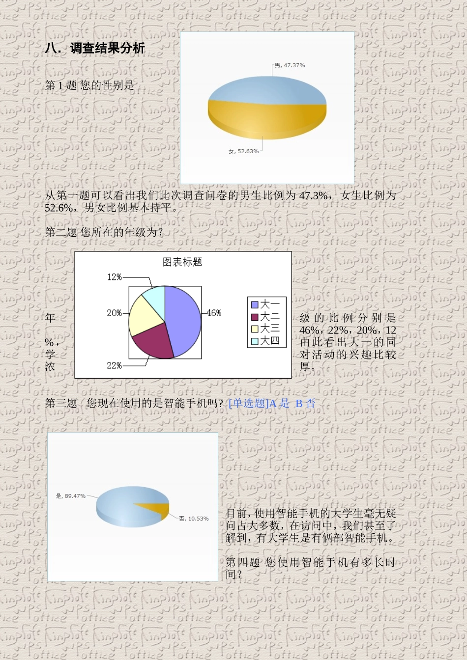 关于智能手机对大学生影响调查方案_第3页