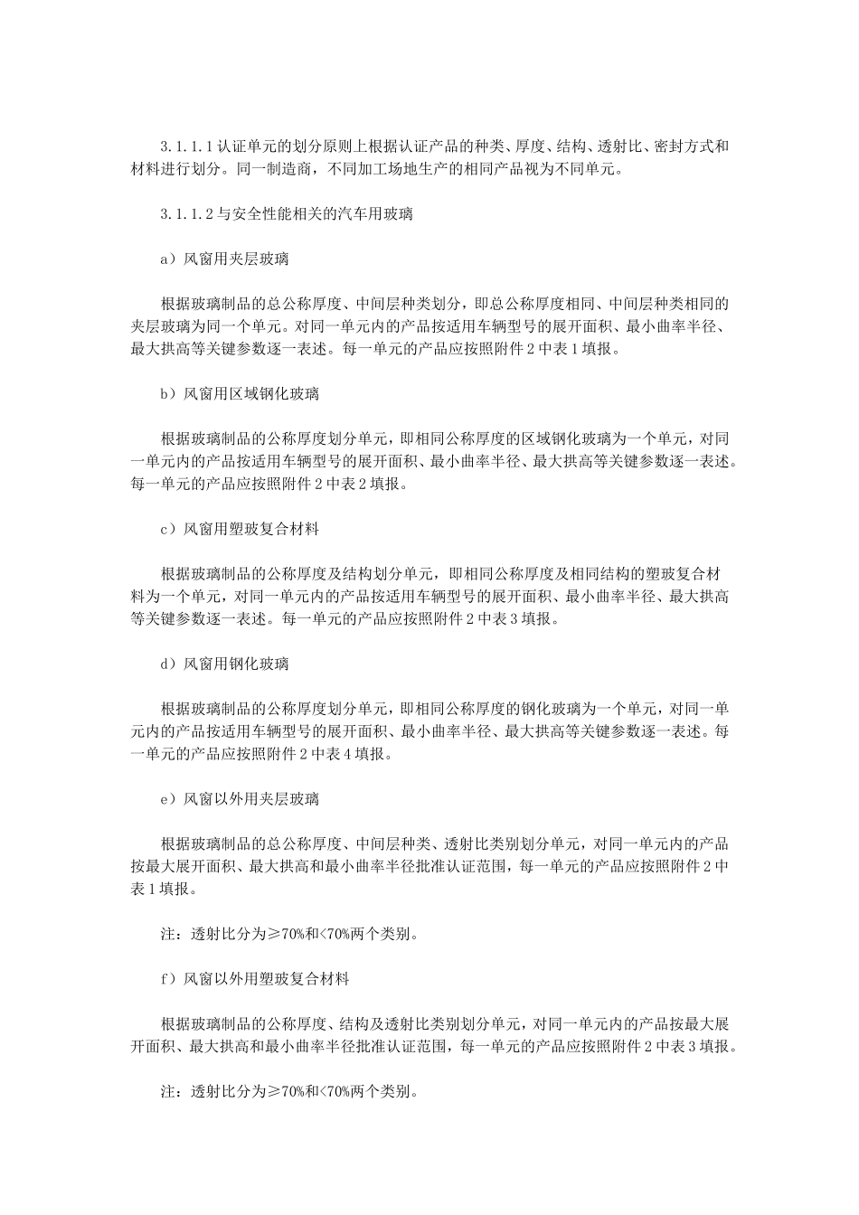 关于修订安全玻璃产品强制性认证实施规则的公告_第2页