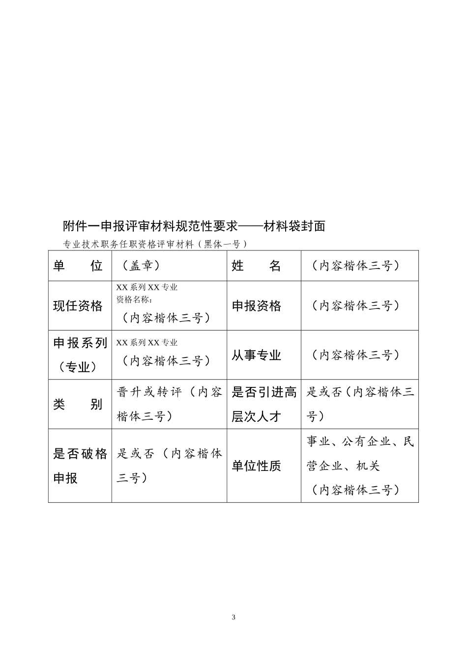 关于申报评审材料填写(送审稿)_第3页