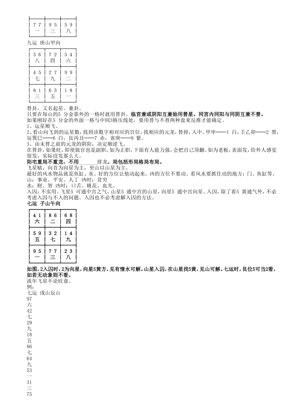冠元玄空风水笔记真实记录完整版_第2页