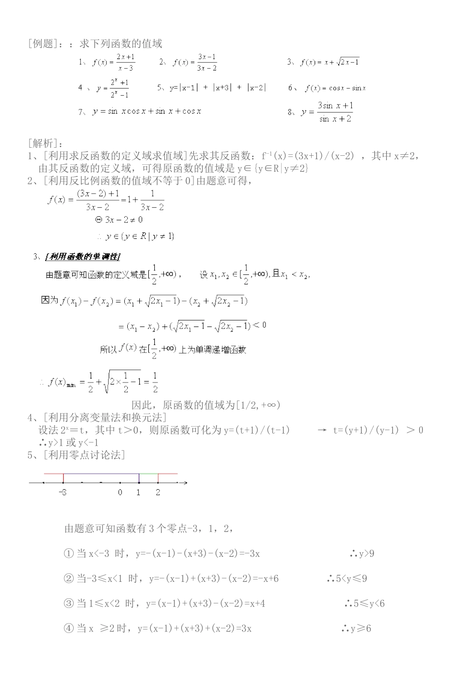函数的定义域及求法讲解_第2页