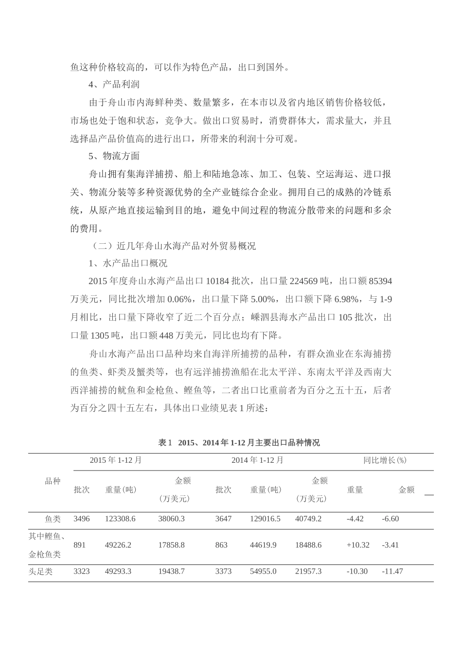 关于舟山海鲜的调查报告_第2页