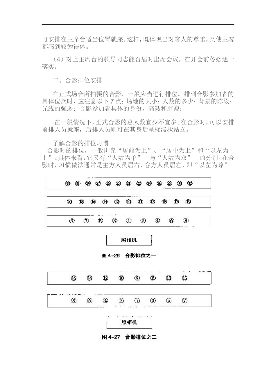 关于主席台-宴请-拍照等活动的座次安排_第2页