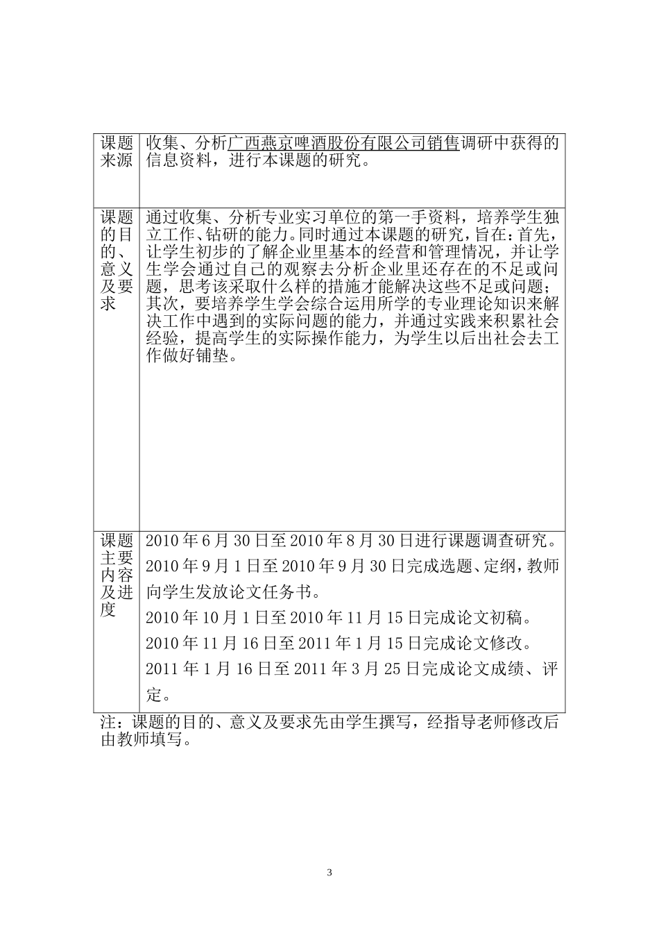 关于燕京啤酒股份有限公司的销售调查(2)_第3页