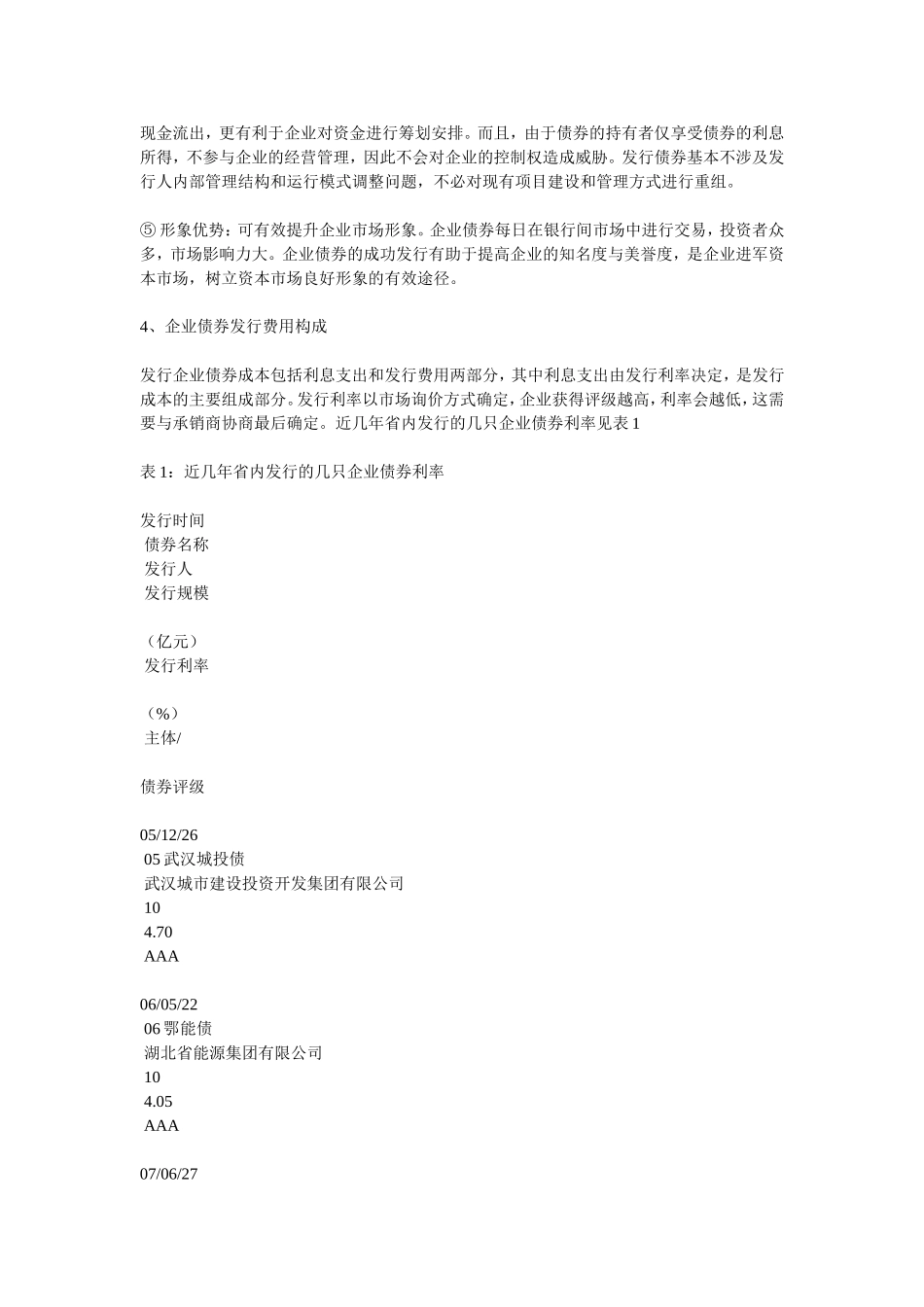 关于推进我市企业债券发行工作的建议_第3页