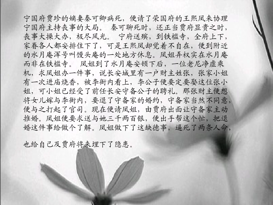 王熙凤弄权铁槛寺课件作品_第3页