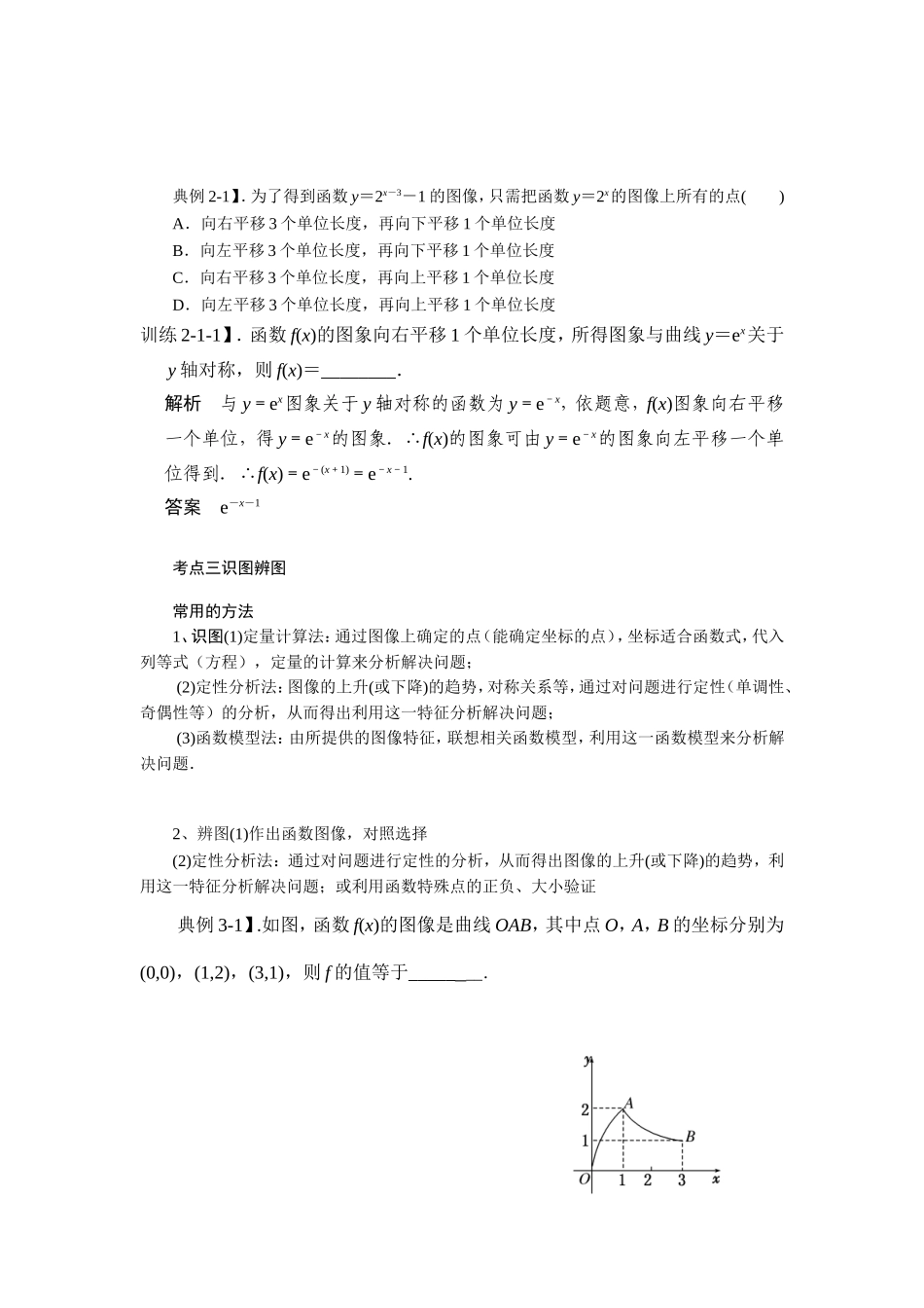 函数图像变换及应用_第3页