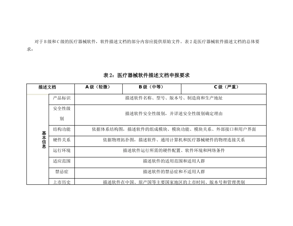 关于医疗器械软件注册申报基本要求的说明_第3页