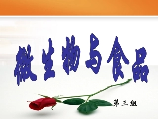微生物和食品