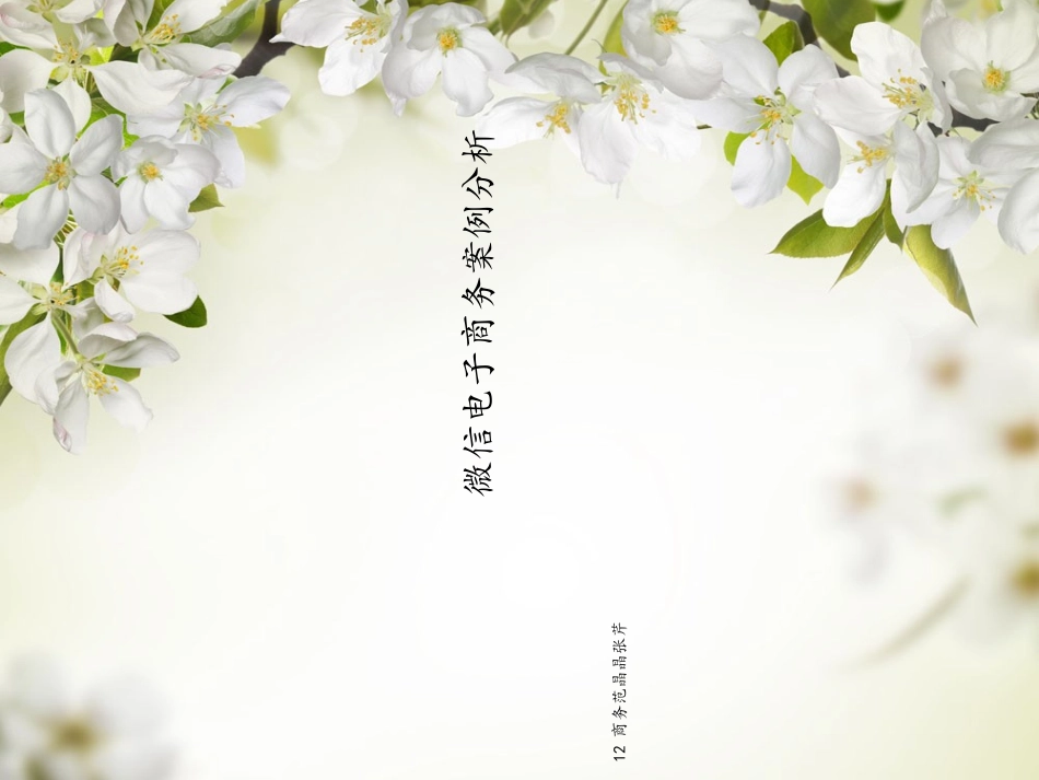 微信电子商务案例分析_第1页