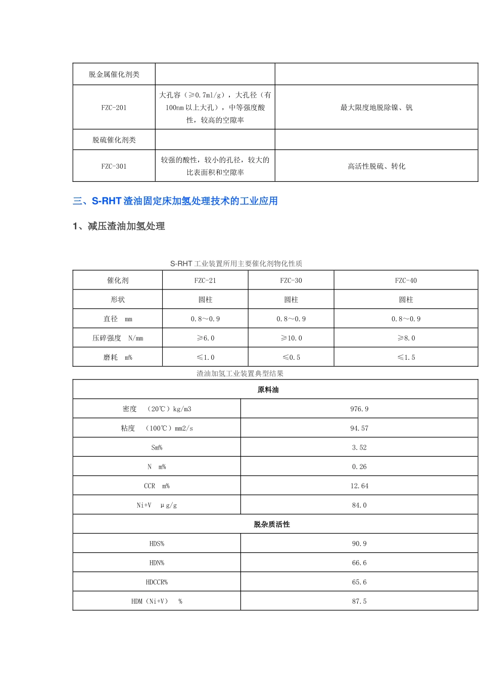 渣油加氢处理催化剂及工艺技术_第3页