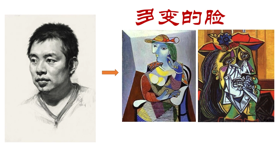 我的自画相册多变的脸_第1页