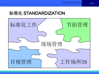 五大原则标准化