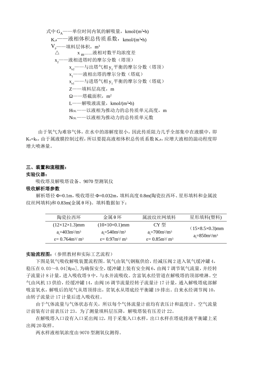 化工原理氧解吸实验报告_第3页
