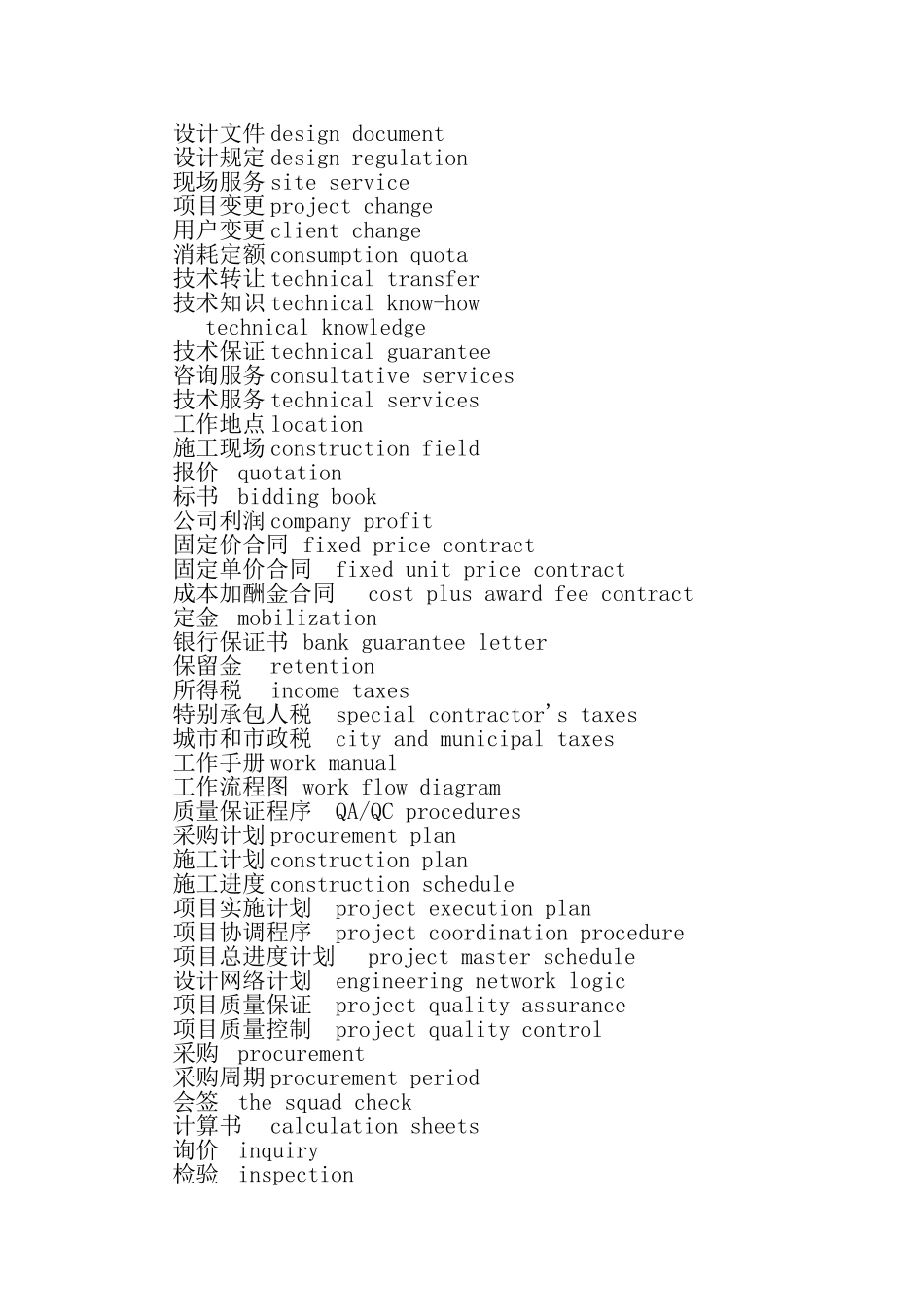 化工装置常用英语词汇对照_第2页