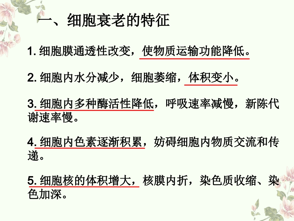 细胞的衰老和死亡_第3页
