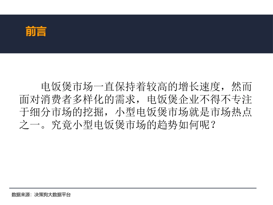 细分市场数据小型电饭煲市场可行性分析报告_第2页
