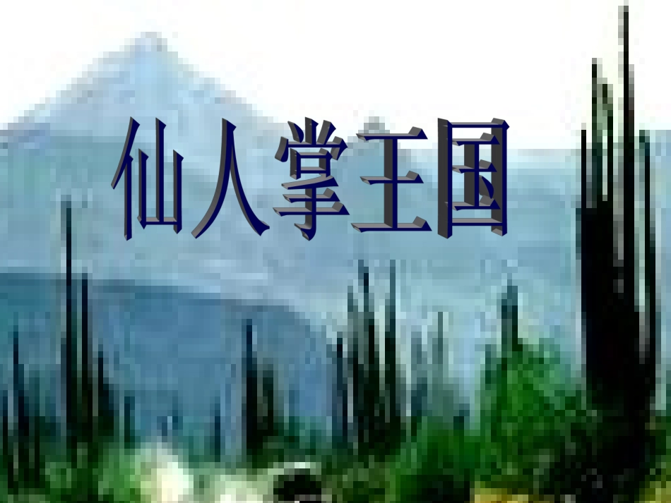 仙人掌王国课件_第1页