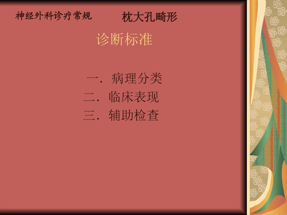 先天性疾病枕大孔畸形_第3页