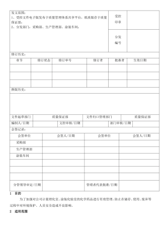 化学药品管理办法2017.11.20