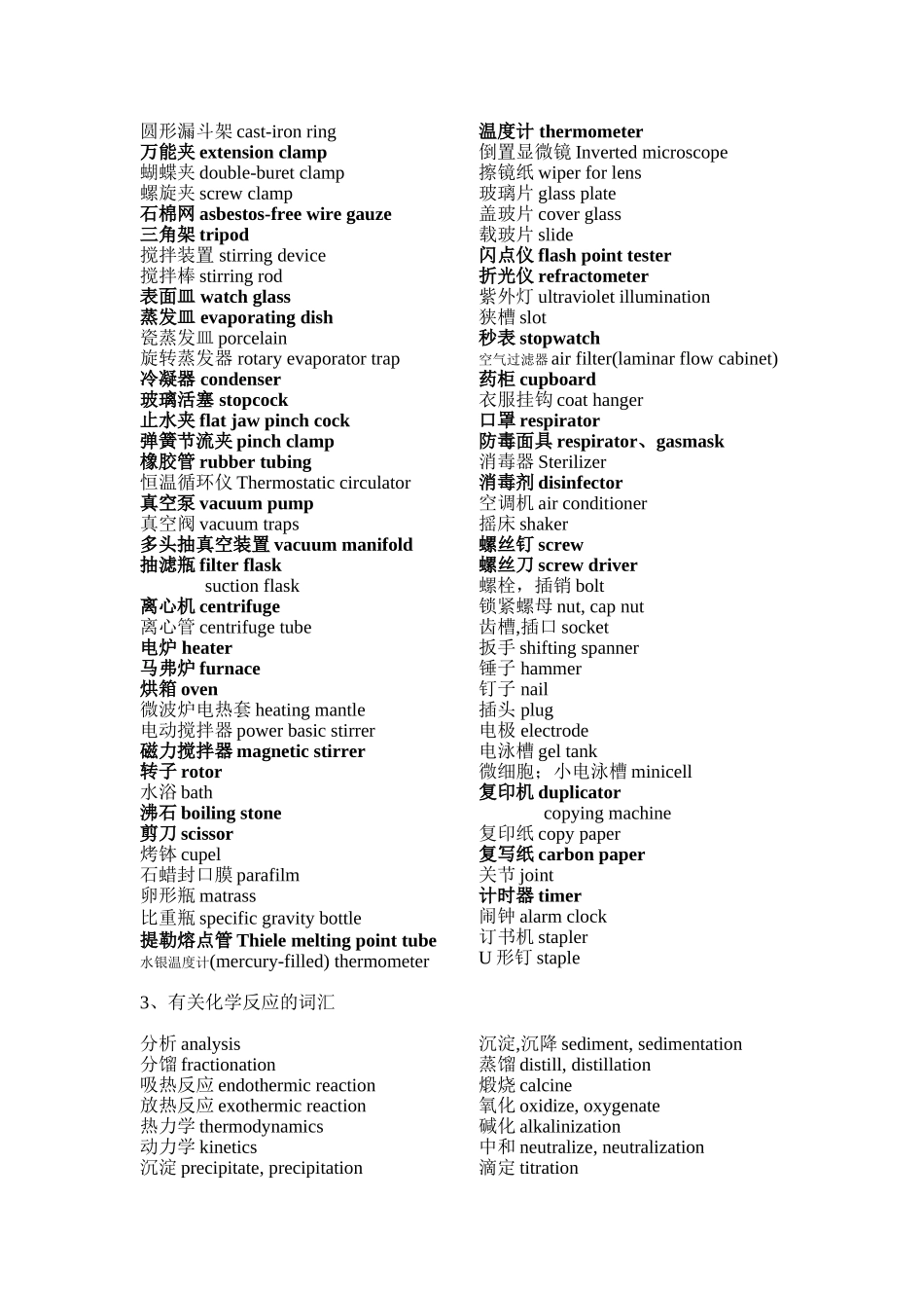 化学用语中英文对照(修订)_第2页