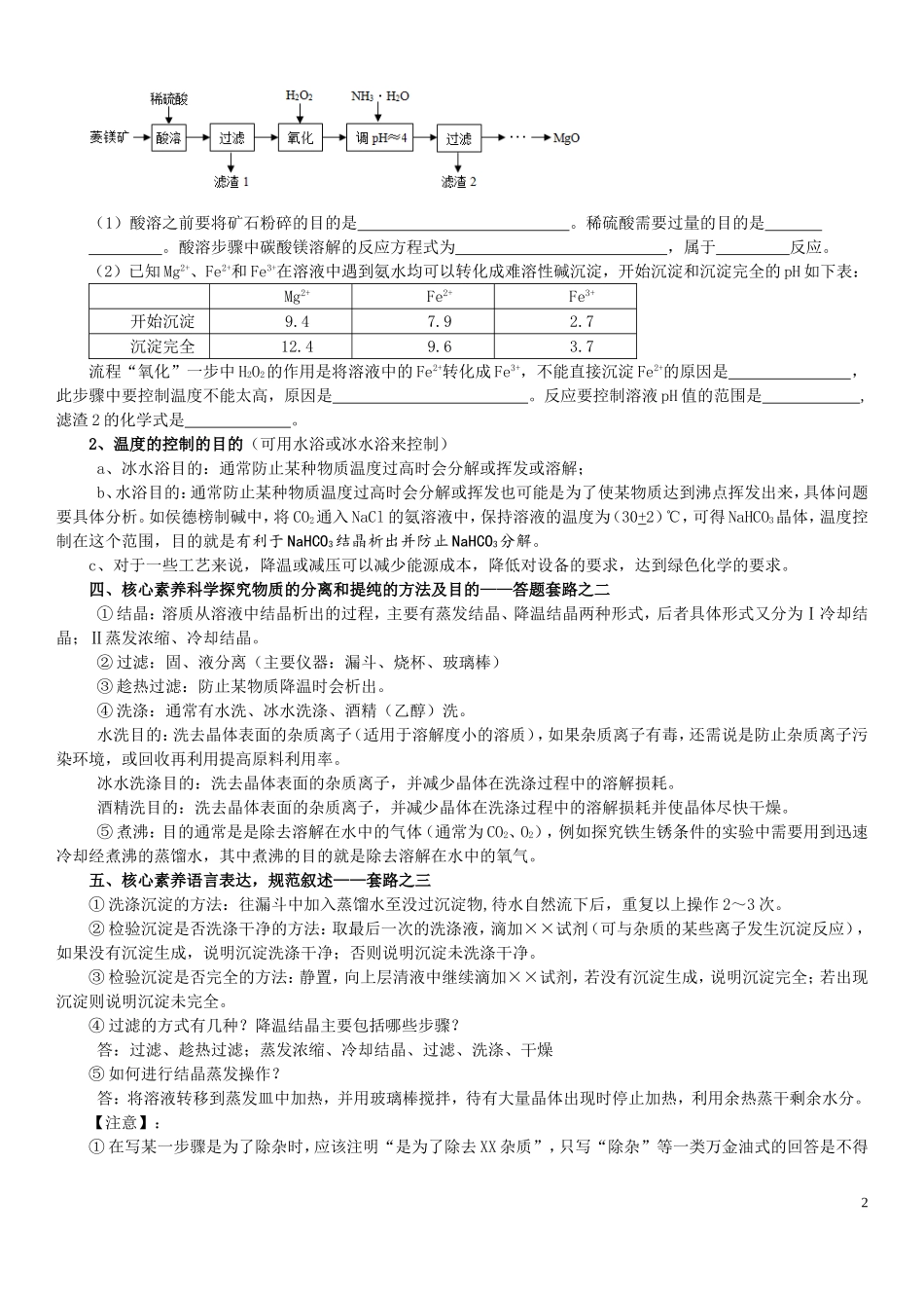 化工流程图解题技巧_第2页