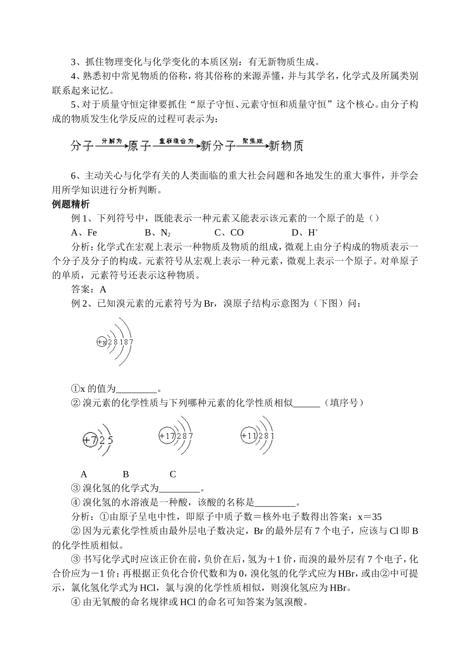 化学专题辅导一基本概念和基本理论_第2页