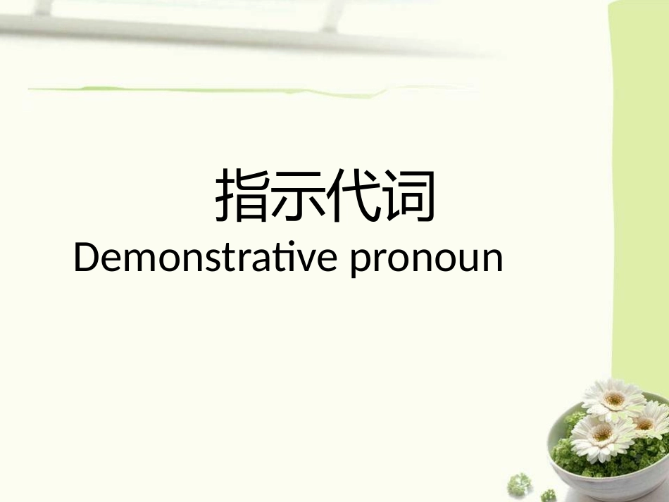 小升初指示代词课件_第1页