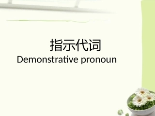 小升初指示代词课件