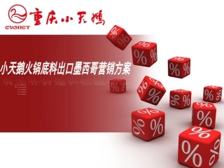 小天鹅火锅底料出口墨西哥营销的方案
