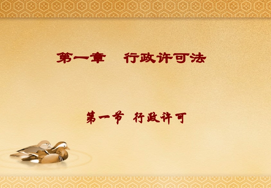 行政许可法概述_第1页