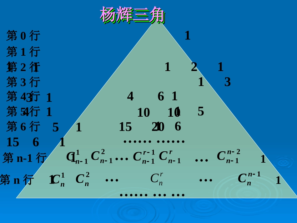 杨辉三角课件_第2页