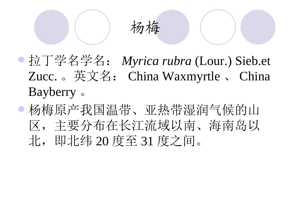 杨梅常见病虫害一览表_第2页