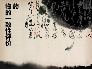 药物的一致性评价