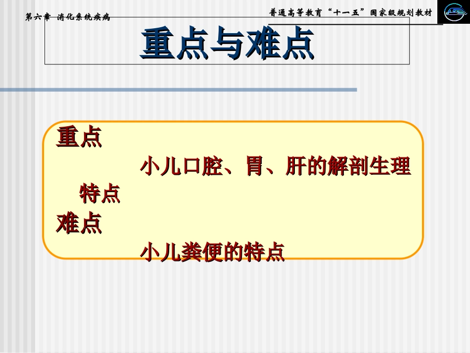 医学小儿消化系统解剖生理特点专题课件_第2页