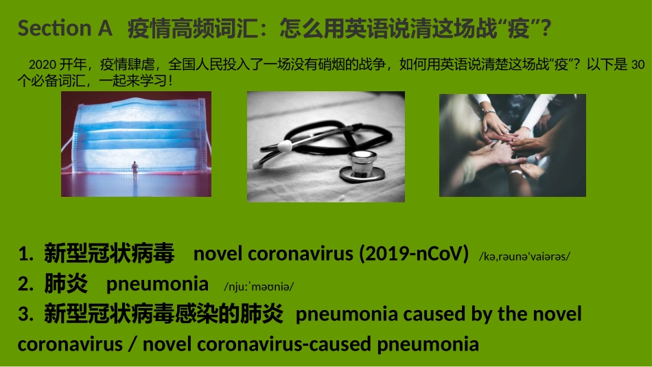 疫情热点词汇Sophia_第2页