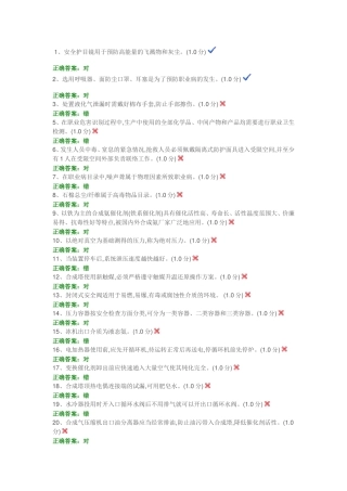 化学品合成氨试卷