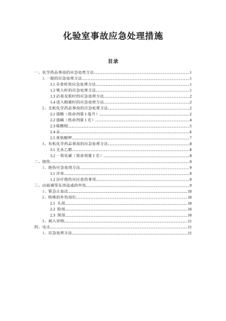 化验室事故应急处理措施(修改)