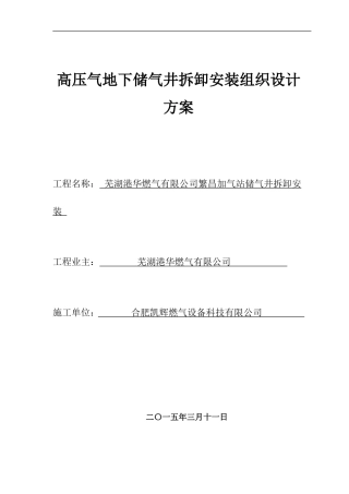 加气站储气井检测组织方案-(1)