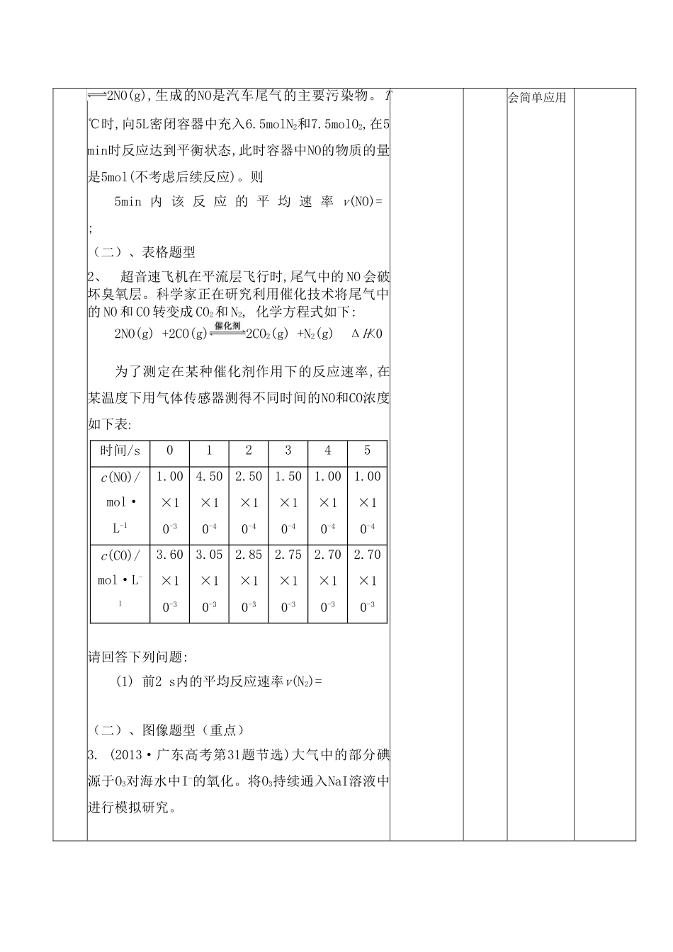 化学反应速率教案公开课_第3页