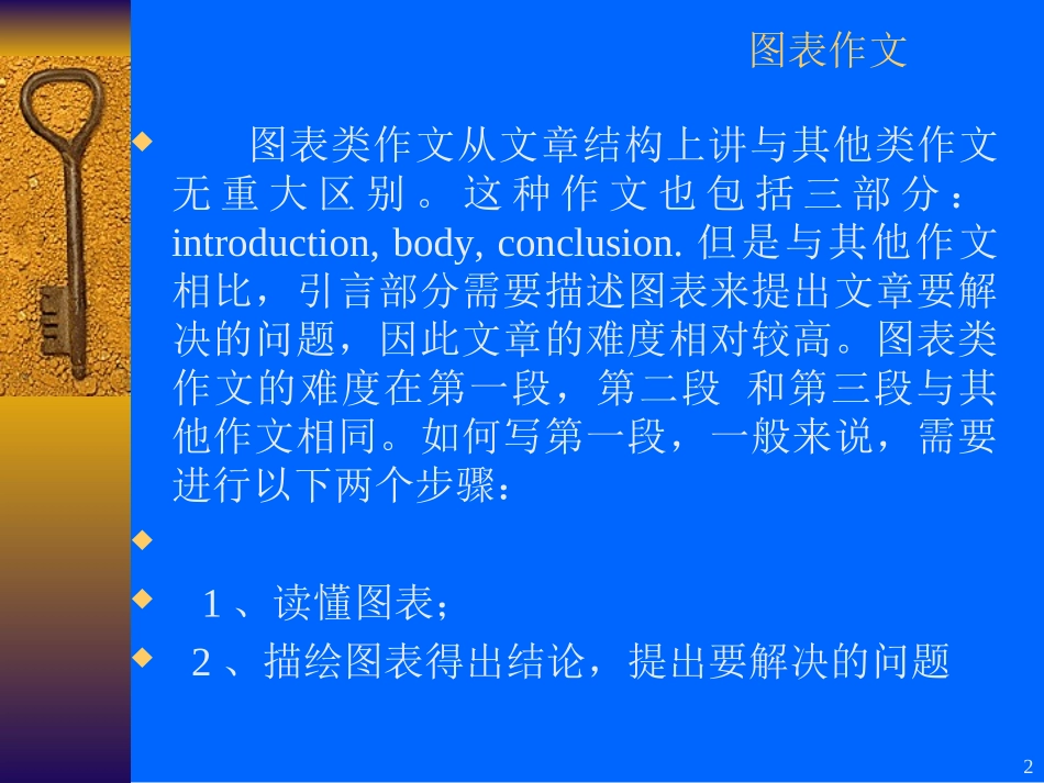 英语四级图表作文_第2页