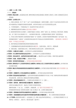 化药注册sop(2010年更新)