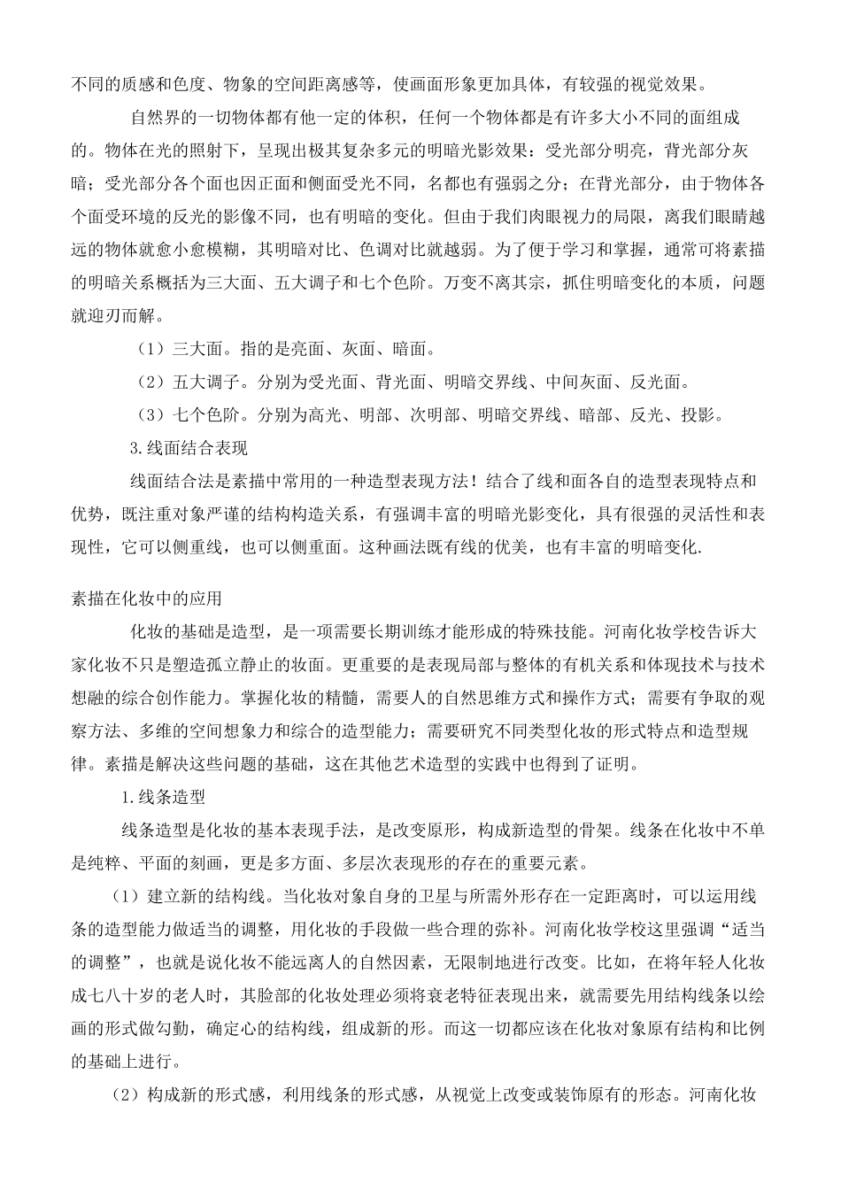 化妆基础之素描_第2页