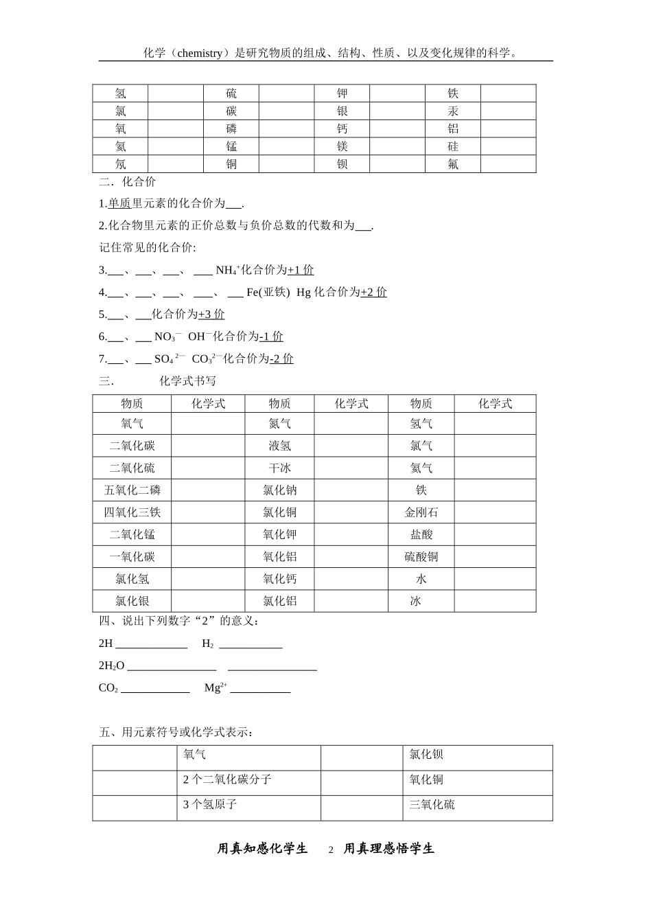 化学入门知识_第2页