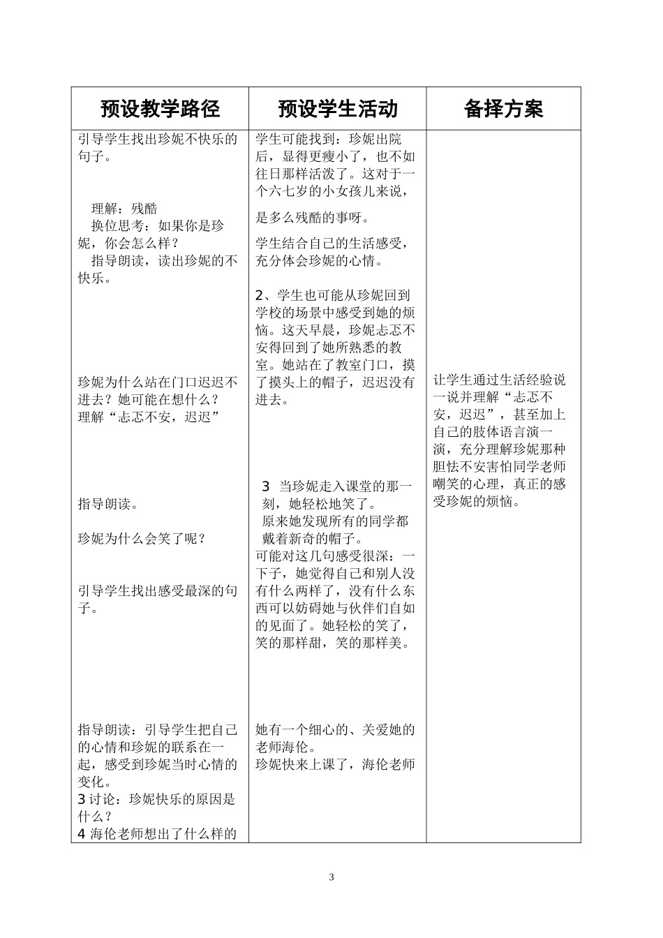 冀教版小学二年级语文下册《祖先的摇篮》教案_第3页