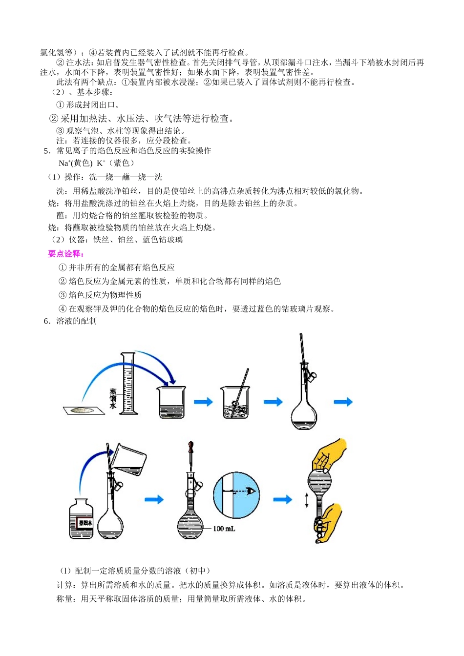 化学实验基本操作和实验安全_第2页