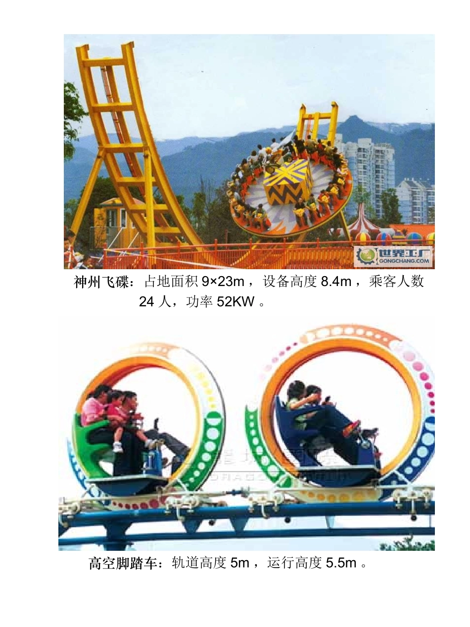 游乐园各种娱乐项目_第2页