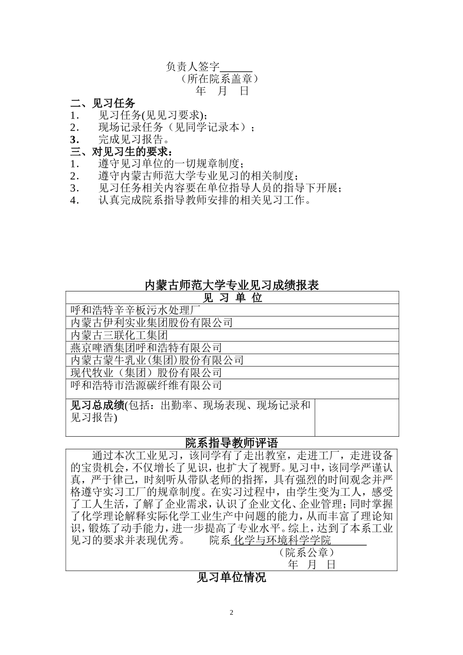 化学工业见习报告_第2页