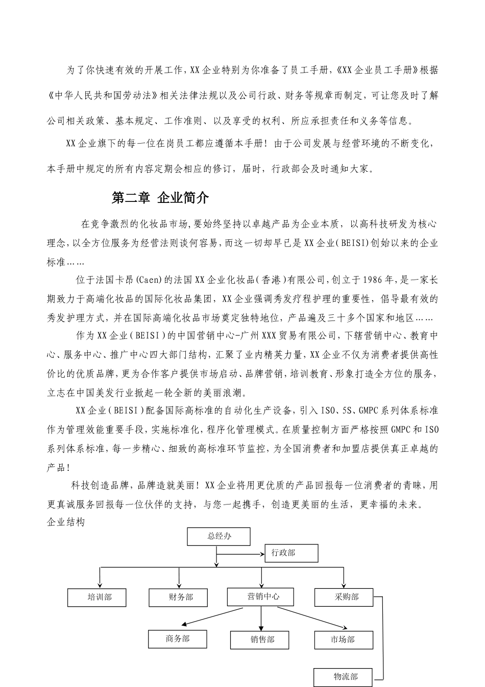 化妆品企业员工手册_第3页